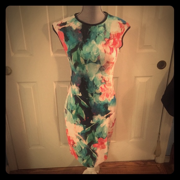 Bisou Bisou Dresses & Skirts - Michelle Bobot flowered dress